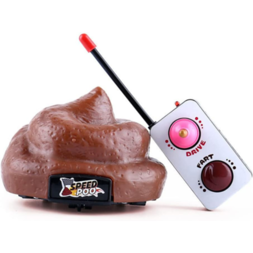 Jucărie Amuzantă "Speed Poo" cu Telecomandă – Distracție pentru Toți