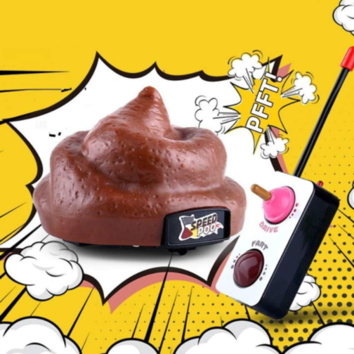 Jucărie Amuzantă "Speed Poo" cu Telecomandă – Distracție pentru Toți