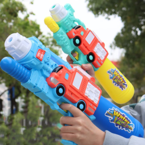 Pistol cu Apă 800 ml, Design Mașină de Pompieri (culoare aleatorie)