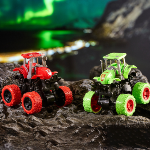 Tractor de Jucărie cu Roți Mari și Suspensie, Model Aleatoriu