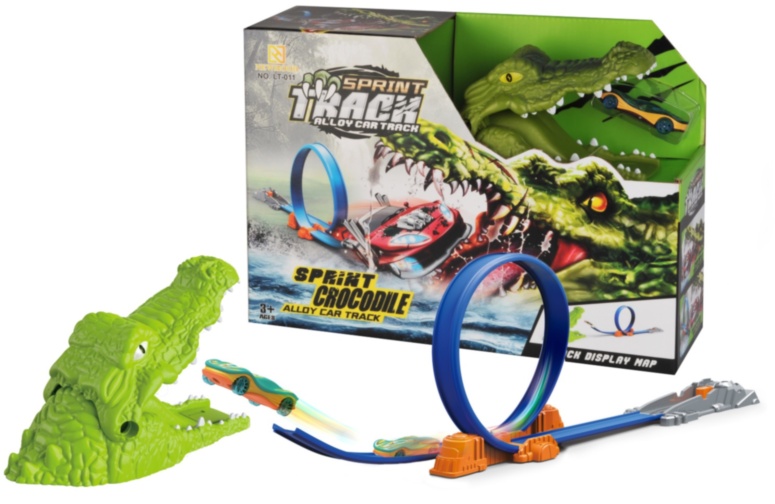Circuit cu Lansator "Pista Cu Crocodil"