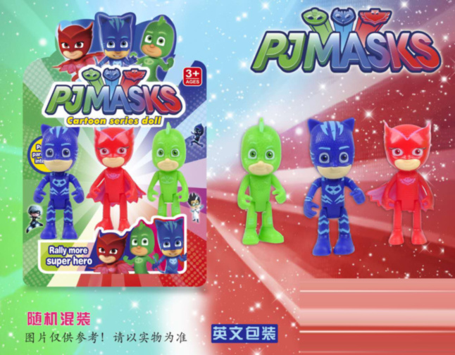 Eroii în Pijamale, set 3 Figurine, PJ Masks