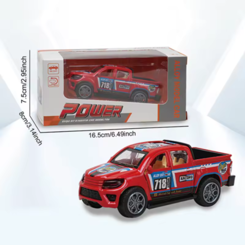 1buc. Mașină de teren din aliaj – Model Pull-Back, culoare aleatorie