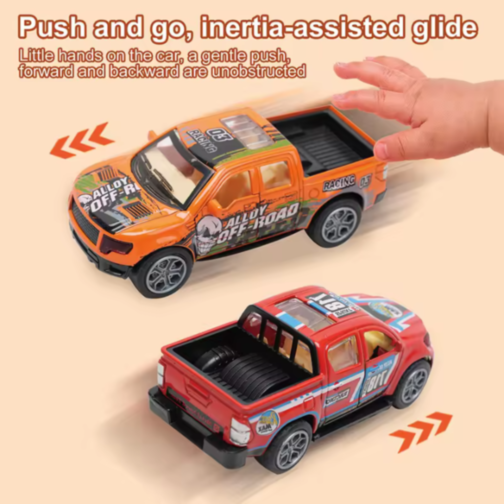 1buc. Mașină de teren din aliaj – Model Pull-Back, culoare aleatorie