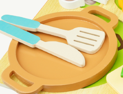 Set magnetic de gătit cu legume și pește | image