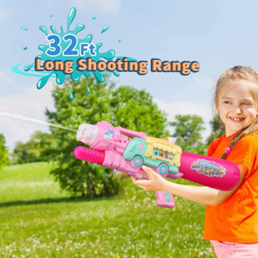 Pistol cu Apă 750 ml, Design Food Truck (culoare aleatorie)