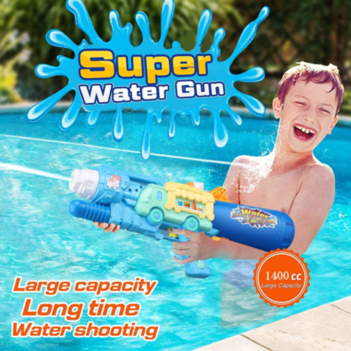 Pistol cu Apă 750 ml, Design Food Truck (culoare aleatorie)