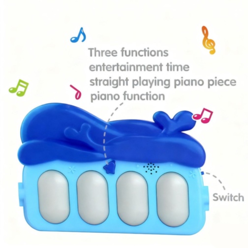 Covoraș Muzical pentru Bebeluși cu Pian și Arc