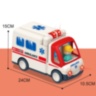 Ambulanță de Jucărie cu Set Doctor și Pacient