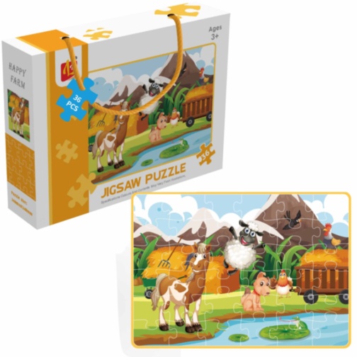 Baby Puzzle "Animale de la Fermă", 36 piese