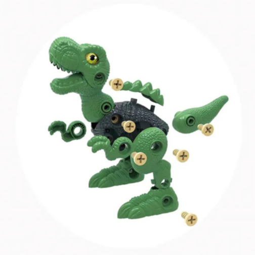 Dinozaur de Asamblat DIY cu Șurubelniță | Jucărie Educativă pentru Copii