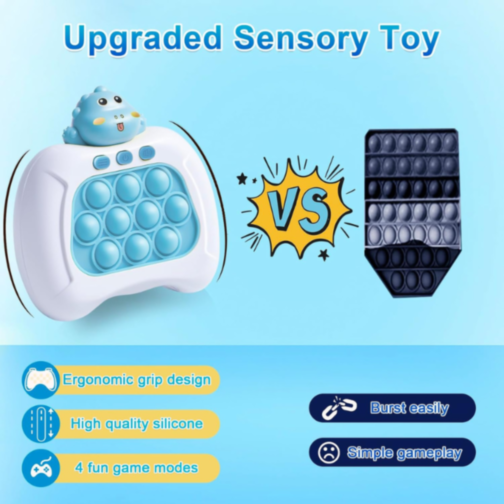 Pop It Electronic - Lumini, Joc de Viteză și Memorie (culoare aleatorie)