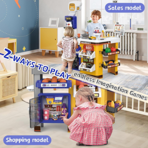 Set Interactiv Magazin cu Accesorii – Experiență Completă de Joacă
