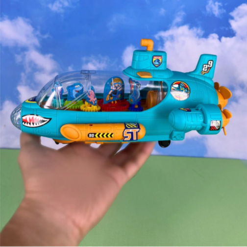 Submarin Explorator cu Lumini, Sunete și Mișcare Interactivă