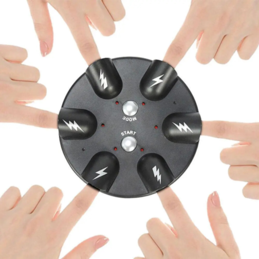 Joc Interactiv cu Șocuri – Detector de Minciuni și Ruletă Electrică pentru Petreceri