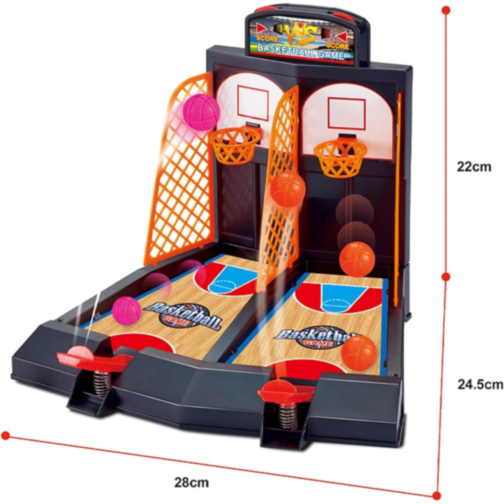 Joc de Baschet pentru Copii cu Lansator și Scor – Competiție Interactivă 1 vs 1