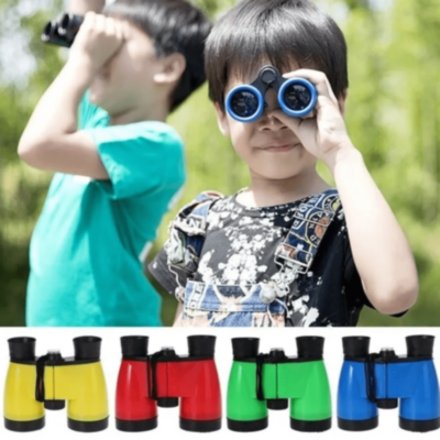 Binoclu Colorat pentru Copii cu Busolă Decorativă (culoare aleatorie) | image