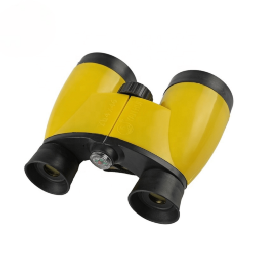 Binoclu Colorat pentru Copii cu Busolă Decorativă (culoare aleatorie)