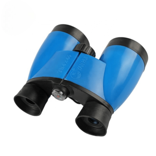 Binoclu Colorat pentru Copii cu Busolă Decorativă (culoare aleatorie)