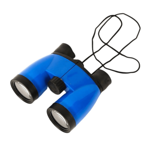 Binoclu Colorat pentru Copii cu Busolă Decorativă (culoare aleatorie)