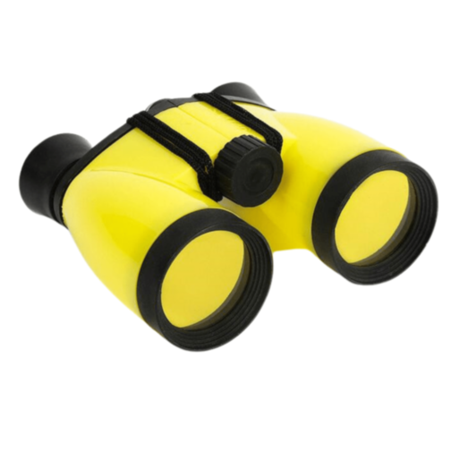 Binoclu Colorat pentru Copii cu Busolă Decorativă (culoare aleatorie)