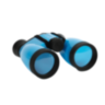 Binoclu Colorat pentru Copii cu Busolă Decorativă (culoare aleatorie)