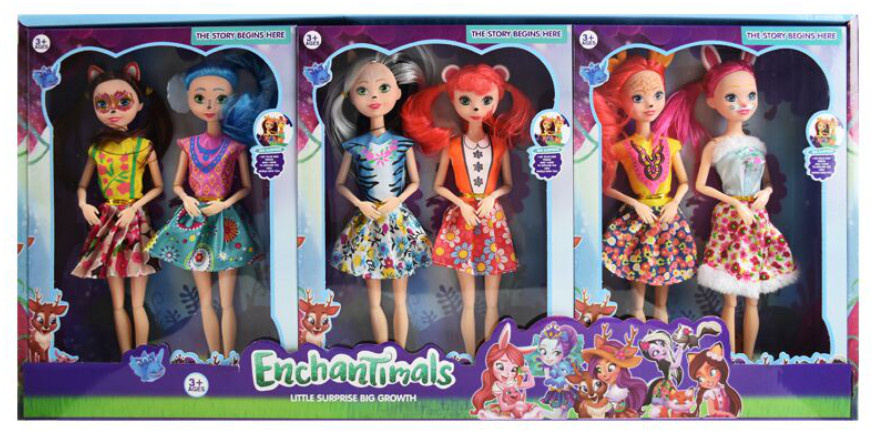 Enchantimals, set 6 Păpuși