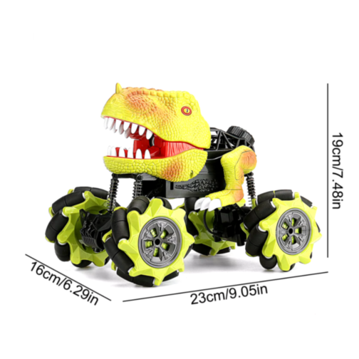 Mașină Stunt Dinozaur cu Abur și Sunete