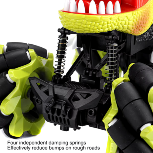 Mașină Stunt Dinozaur cu Abur și Sunete