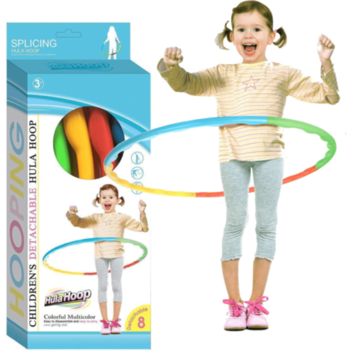 CERC HULA HOOP MULTICOLOR pentru copii cu segmente
