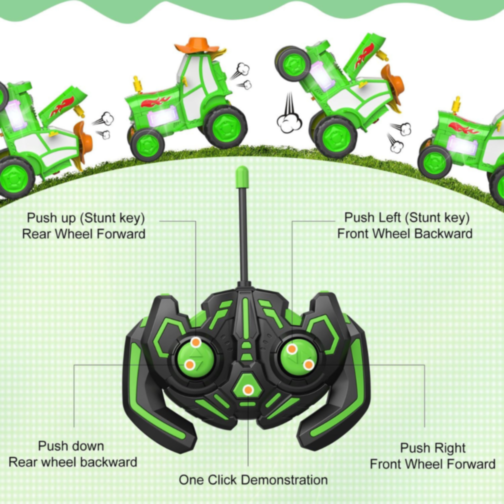 Tractor Dansator cu Telecomandă - Salturi și Acțiune 