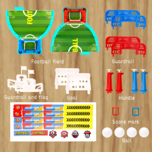 Joc de Fotbal Interactiv pentru Copii cu Lansatoare și Teren de Masă