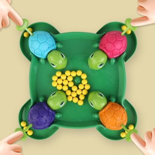 Joc Interactiv cu Țestoase și Biluțe Colorate