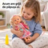 Păpușă 28 cm cu biberon pentru joacă de rol