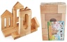 Set de Construcție  Orășelul din Lemn  cu 35 Blocuri