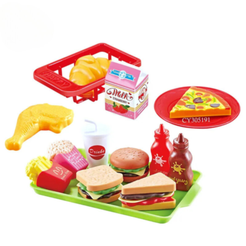 Cuptor cu Microunde pentru Copii cu Efecte Lumină și Set Alimentar Inclus