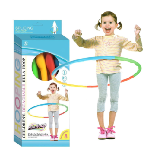 Hula Hoop Colorat - 8 Piese, Diametru 79 cm