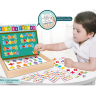 Tablă magnetică educativă 2 în 1 pentru copii