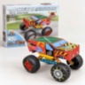 Set de construcție metalic monster truck, 128 de piese