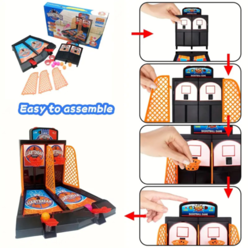 Joc Baschet de Masă pentru Doi Jucători – Competiție și Distracție Acasă