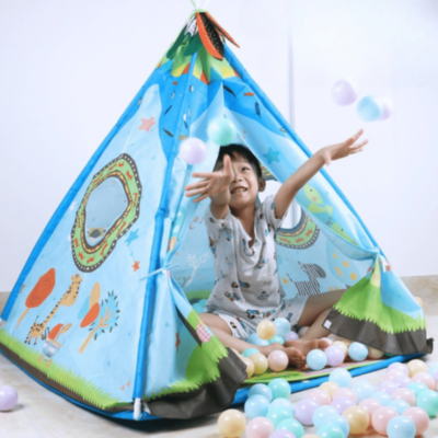 Cort Indian Copii cu Desene Colorate | image