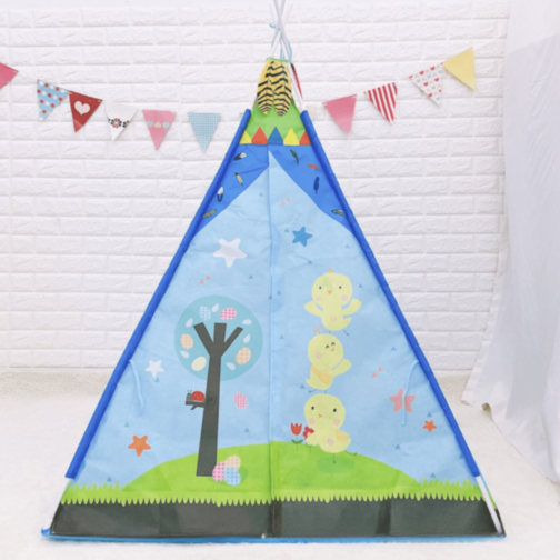 Cort Indian Copii cu Desene Colorate