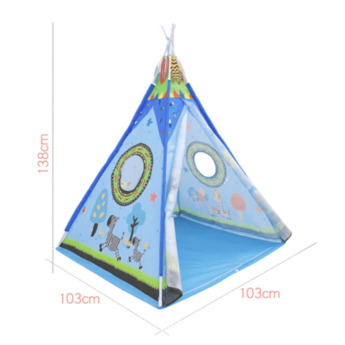 Cort Indian Copii cu Desene Colorate