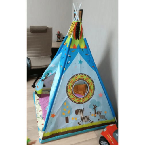 Cort Indian Copii cu Desene Colorate