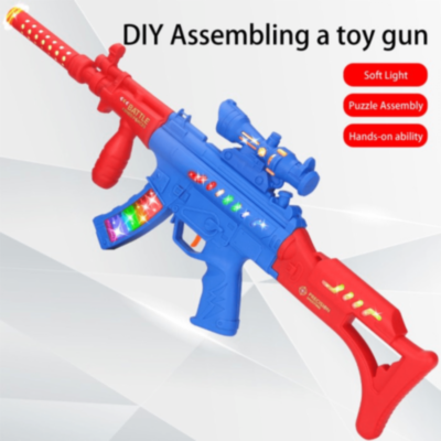Pușcă de Jucărie Asamblabilă cu Lumini și Sunete (culoare aleatorie) | image