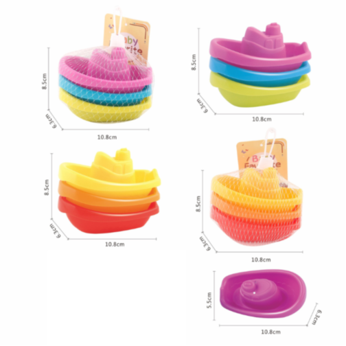 3buc. Bărcuțe Colorate pentru Baie