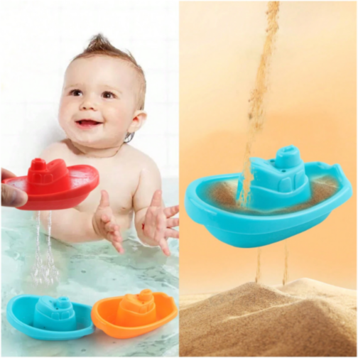 3buc. Bărcuțe Colorate pentru Baie