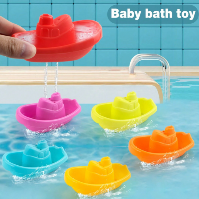 3buc. Bărcuțe Colorate pentru Baie | image