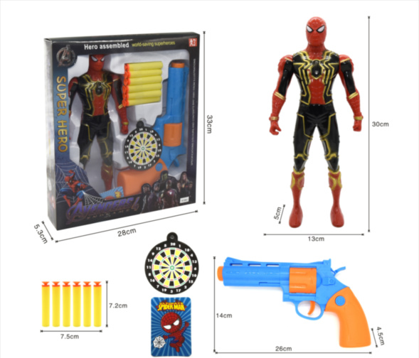Set Omul Păianjen cu Pistol cu Proiectile