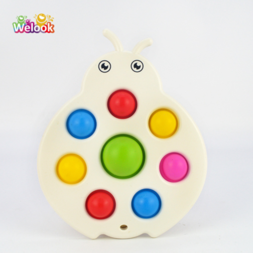 Jucărie Tip Pop It pentru Bebeluși - Buburuză cu Bule Colorate